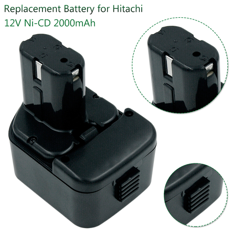 12V Ni-CD 2.0Ah recargable herramientas batería para Hitachi EB1214S EB1212S Eb1220BL Eb1230hl Eb1230r Eb1230x Eb1233x DS 12DVF3 ► Foto 1/6