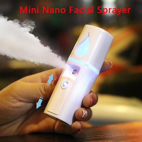 20ML Mini rociador Facial de Nano nebulizador cara vaporizador humidificador de aire portátil hidratante Anti-envejecimiento arrugas las mujeres de belleza cuidado de la piel ► Foto 1/6