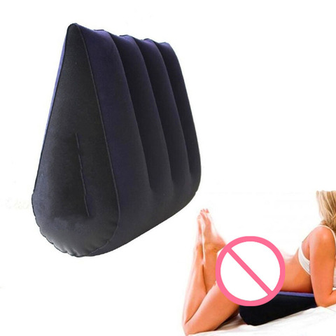 Almohada inflable de amor para hombres y mujeres, cojín de amor mágico de aire, ayuda Sexy, muebles sexuales de posición, mejora las posibilidades de embarazo ► Foto 1/6