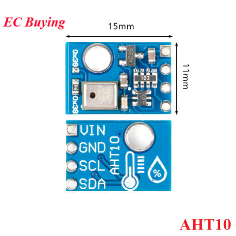 AHT10 Digital de alta precisión de temperatura y humedad Sensor módulo de medición de la cii I2C comunicación reemplazar DHT11 SHT20 AM2302 ► Foto 1/6