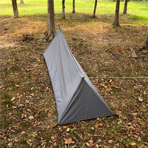 Al aire libre Red de Mosquito carpa 1 persona ultraligero sin vástago verano tienda de malla bolsa de dormir tienda de ventilación toldo de acampada 500G ► Foto 1/6