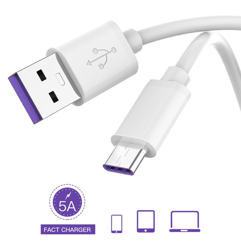 5A super cargador rápido de tipo C Cable de carga para Huawei P inteligente Z 2022 Mate 30 20 Pro P40 P30 20 Honor 9X 10X lite MatePad M6 Pro X ► Foto 1/6