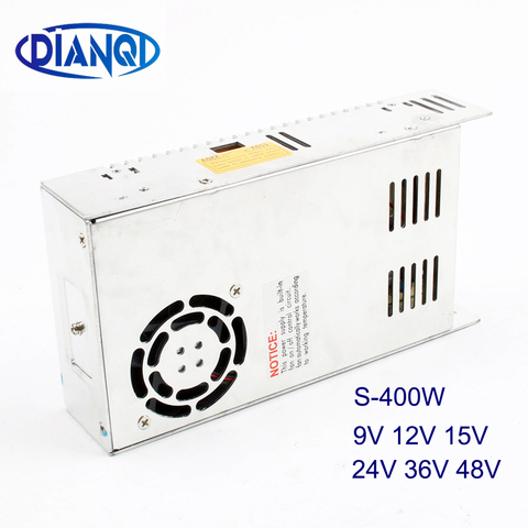 400 W 36 V 11A salida única fuente de alimentación conmutada de alta calidad AC a DC 5 V 9 V 12 V 15 V 24 V 48 V alimentación S-400-36 ► Foto 1/5