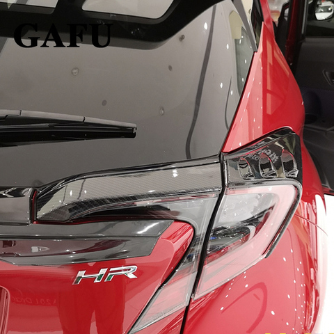 Para Toyota C-HR CHR C HR 2022 2017 ABS luz trasera cubierta de la lámpara ajuste luz trasera cubierta del marco Protector de la etiqueta engomada del estilo del coche accesorio ► Foto 1/6