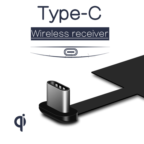 Receptor inalámbrico Qi tipo C Universal, Módulo adaptador con interfaz tipo C para teléfono inteligente ► Foto 1/6