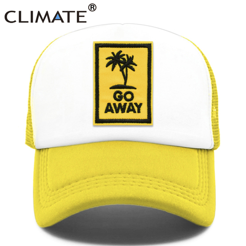 El clima ir gorra de camionero sombrero playa sombreros para vacaciones nueva playa de vacaciones de malla gorra de gorro de hip hop para hombres y mujeres jóvenes ► Foto 1/6