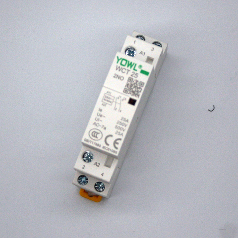 WCT-25A-contactor de corriente alterna para el hogar, 2P 16A/20A/25A 220V/230V 50/60HZ ► Foto 1/4