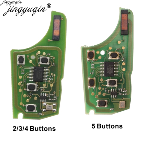 Tablero de circuito electrónico para Control remoto de coche para Chevrolet 2/3/4 botones 315/433MHz ► Foto 1/3