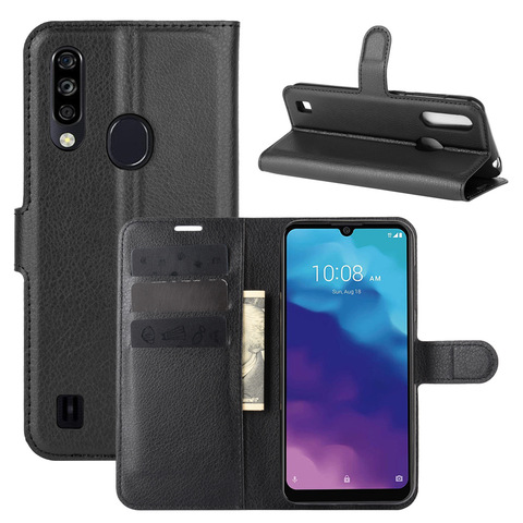 Para ZTE Blade A7 2022 3GB 64GB de huellas dactilares de versión 6,09 pulgadas caso de cartera de cuero PU titular de la tarjeta de vuelta Coque para ZTE Blade A7 2022 ► Foto 1/6