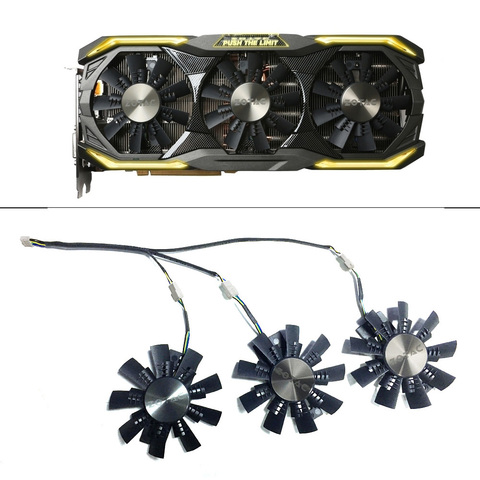 Ventilador de refrigeración GA92S2U Original, 87MM, reemplazo para ZOTAC GeForce GTX 1080 AMP, tarjeta gráfica extrema ► Foto 1/5