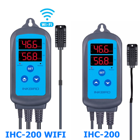 Inkbird IHC-200 y 200 WiFi EU enchufe y enchufe inteligente controlador de humedad para la casa de humidificación y deshumidificación para APP gratuita ► Foto 1/6