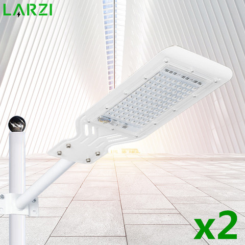 Farola Led resistente al agua IP65, 2 unidades/lote, 110V, 220V, área de estacionamiento, patio, Granero, pared exterior, lámpara Industrial de 100W, carretera cuadrada ► Foto 1/6