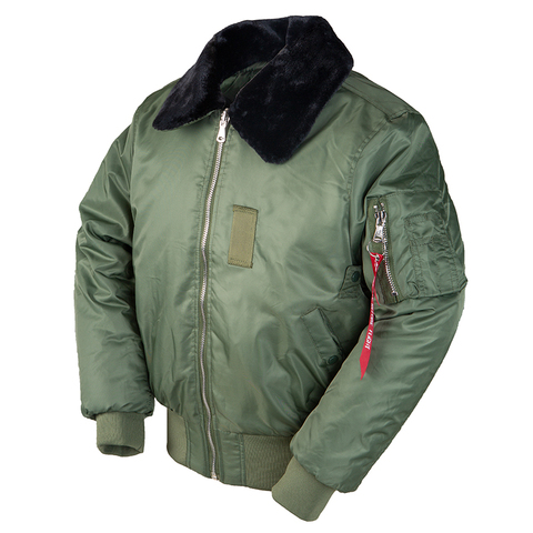 Abrigos de estilo militar hip hop para hombre, ropa de calle de estilo militar táctico, estilo bomber, B-15, chaqueta de piloto de Fuerzas Aéreas de EE. UU., para invierno, 2022AW ► Foto 1/6