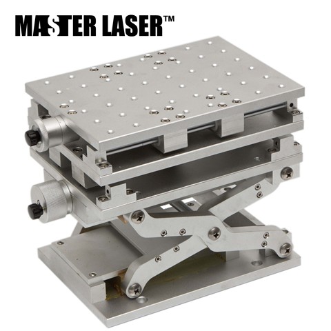 Mesa de Trabajo MASTER LASER 3D, máquina de marcado láser de fibra, de 3 ejes mesa móvil, 210x150mm, mesa de eje Z, pieza DIY para grabado láser ► Foto 1/6