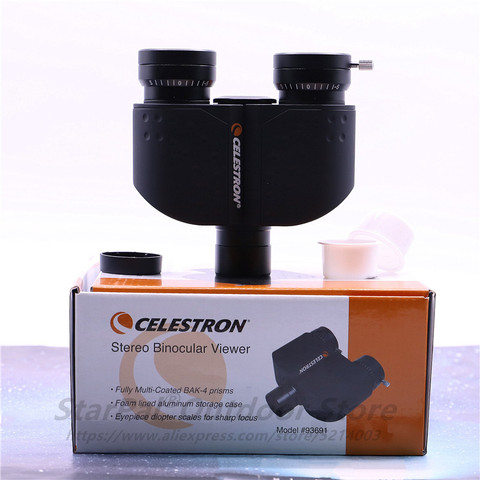 Celestron-Binocular de cabeza estéreo, Prisma de BAK-4, recubrimiento multicapa, accesorios para telescopio, portátil, profesional, auténtico ► Foto 1/5