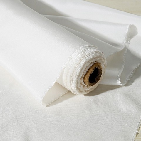 La naturaleza blanco sin teñir 100% seda Habutai Pag tela pura de seda transparente 6mm tela de Pongee de uso para DIY pintura y teñido ► Foto 1/6