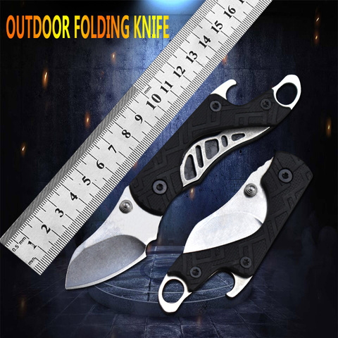 Kershaw-Llavero portátil mini cuchillo plegable, cuchillo de fruta afilado, cuchillo fijo, herramienta de camping, cuchillo de supervivencia al aire libre EDC, 1025 ► Foto 1/6