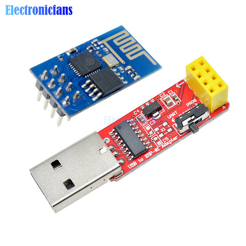 CH340 USB a ESP8266 serie ESP-01 ESP-01S ESP01 ESP01S Wifi inalámbrico Developent Junta módulo para Arduino, adaptador de programador, ► Foto 1/6