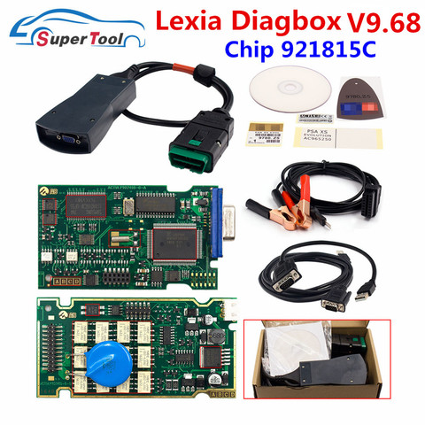 Herramienta de diagnóstico para coche, accesorio Lexia 3 Lexia3 V9.68 PP2000 V48/V25 con Firmware 921815C Lexia 3 para citro-oen Pe-ugeot OBDII Auto Diagbox ► Foto 1/6