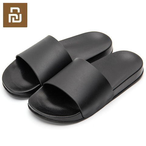 Mijia One Cloud-zapatillas antideslizantes para hombre, de estilo informal Chanclas de suela suave, en blanco y negro, para baño, Verano ► Foto 1/6