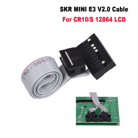 SKR-Cable de interfaz para impresora 3D MINI E3 V2.0, controlador de pantalla LCD Original 12864, MKS Prusa, 10 pines, 30CM ► Foto 1/6