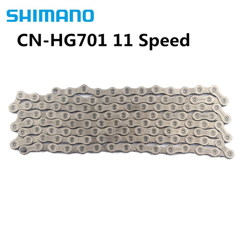 Shimano HG701 11 velocidad cadena HG-X11 para Ultegra 6800 R8000 xt m8000 cadena 106, 112, 116, 120 de 126 enlaces ► Foto 1/3