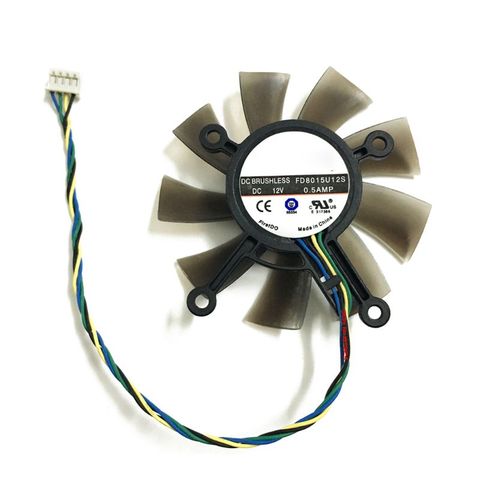 Ventilador enfriador de 12V, 0,5a, 75mm, FD8015U12S, 4 pines, para ASUS GTX 560, GTX550Ti, HD7850, tarjeta de vídeo gráfico, ventiladores de refrigeración ► Foto 1/6