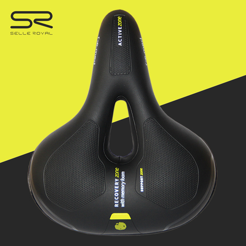 Asiento de bicicleta SELLE ROYAL MTB, asiento de bicicleta, carril hueco, transpirable, absorción, a prueba de lluvia, suave memoria, esponja, asiento fuera de Ciclismo de Carretera informal ► Foto 1/6