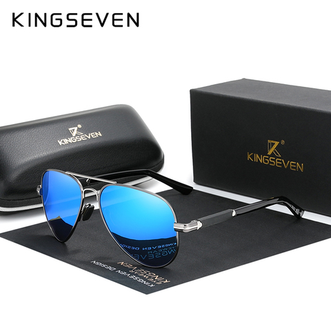 KINGSEVEN-gafas de sol con diseño de marca para hombre, lentes fotocromáticas y polarizadas, antideslumbrantes, para conducir, N7230, 2022 ► Foto 1/6