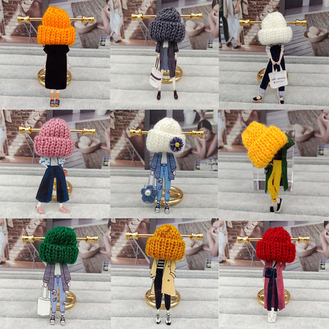 Acrílico adorable insignias broche sombrero de lana de mujer bufanda Pin iconos en la mochila broche Niñas Ropa Accesorios regalos de Año Nuevo ► Foto 1/6