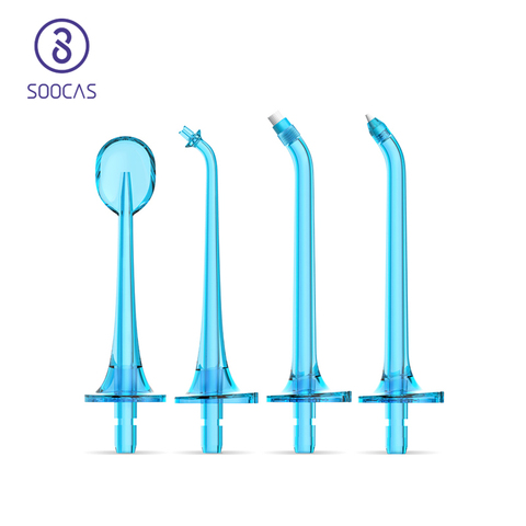 SOOCAS W3 Xiaomi Mijia boquillas originales irrigador Oral chorro agua Flosser boquilla eléctrica portátil Irrgator punta reemplazo ► Foto 1/6