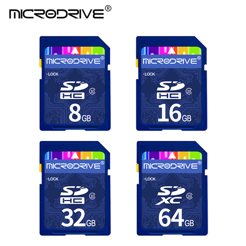 Tarjeta de memoria SD para cámara 4K HD, Memoria Flash usb, Clase 10, 128GB, 64GB, SDHC/SDXC, 32GB, 16GB, 4K ► Foto 1/6