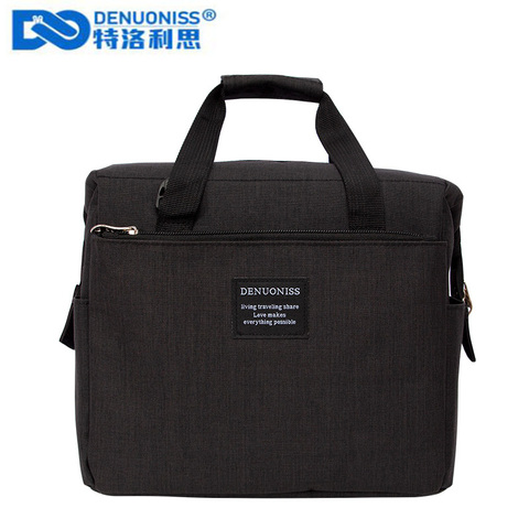 DENUONISS-fiambrera con aislamiento térmico para hombre, Bolsa térmica de aluminio de alta calidad, fiambrera para comida, Picnic ► Foto 1/6