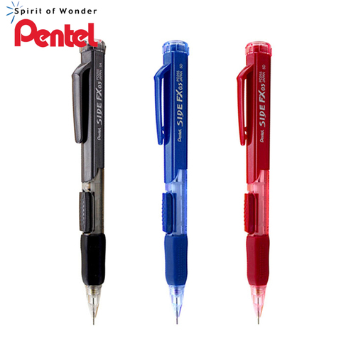 Pentel-lápiz automático PD255 de 0,5mm, cabezal retráctil de presión lateral móvil, para escritura y dibujo de estudiantes clásicos ► Foto 1/6