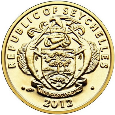 16MM cangrejo Seychelles ,100% auténtica moneda conmemorativa, colección Original ► Foto 1/1