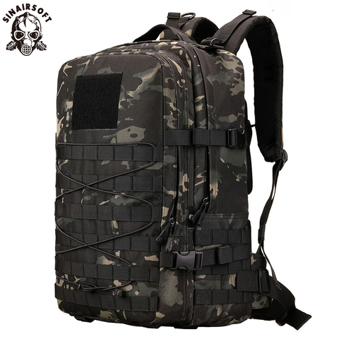 Mochila táctica de nailon de 45L, mochila militar del ejército para exteriores, mochila táctica de acampada, mochila Molle para deportes de senderismo, bolsas de escalada ► Foto 1/6