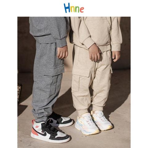 Hnne-pantalones de chándal para chico, ropa de sport para Joggers de Hip hop, pantalones de algodón cómodos para chico, Unisex, 2022 ► Foto 1/6