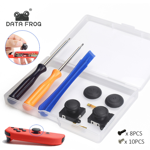 DATA FROG-Thumb Stick analógico 3D, para Nintendo Switch, Joy Con Stick/Switch Lite, herramienta de reparación para JoyCon, Kit de repuesto ► Foto 1/6