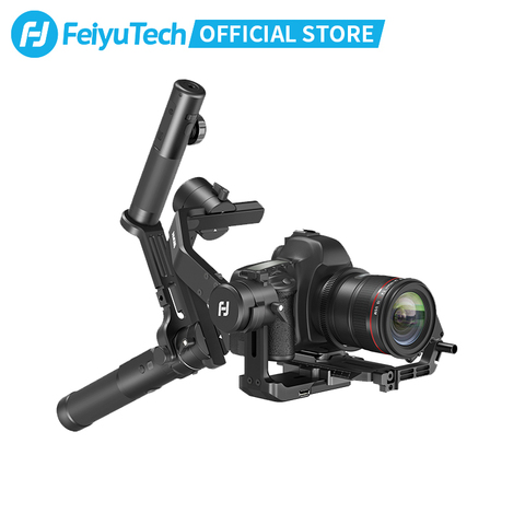 FeiyuTech-Kit de estabilizador de cardán de mano AK4500 de 3 ejes para cámara DSLR Sony/Panasonic/Canon, con trípode de poste remoto, Follow Fcous ► Foto 1/6