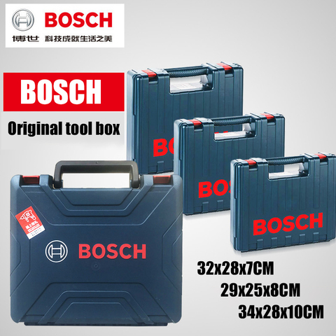 Bosch-caja de herramientas para taladro manual, caja de almacenamiento multifuncional para el hogar, maletín de plástico Original ► Foto 1/6