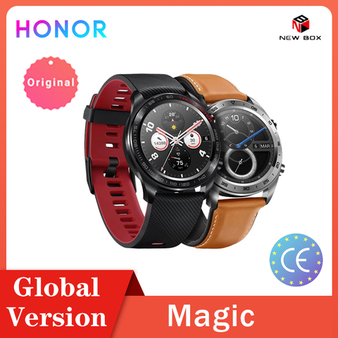 Reloj inteligente Huawei Honor, reloj mágico GPS, rastreador de ritmo cardíaco a prueba de agua, rastreador de sueño, recordatorio de mensajes en 7 días ► Foto 1/6