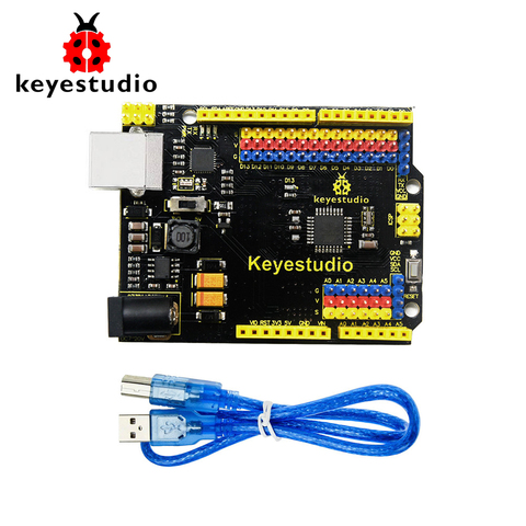 ¡Envío Gratis! Keyestudio-Interfaz de cabezal Pin para Arduino, versión actualizada oficial UNOR3, DIY ► Foto 1/6