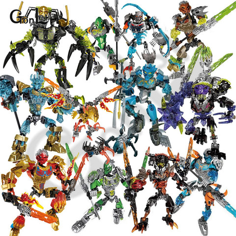 Bionicle-mascarilla de luz para niños, máscara de luz, Bionicle Lewa Jungle Keeper of the Grove, bloques de construcción, Compatible con Bionicle Model Toys ► Foto 1/5