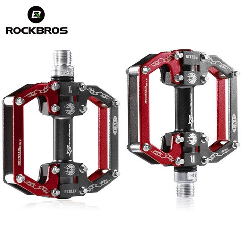 ROCKBROS los ultraligero profesional de alta calidad de montaña MTB BMX bicicleta pedales de bicicleta ciclismo rodamiento sellado pedales Pedal 5 colores ► Foto 1/6