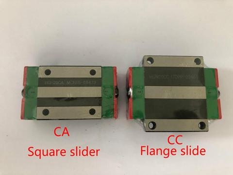 Bloque deslizante HGH15CA HGW15CC HGH20CA HGW20CC HGH25CA HGW25 HGH30 HGW30, guía lineal HGR para riel lineal, piezas de bricolaje CNC ► Foto 1/6