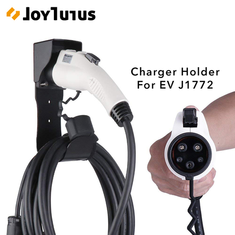 Soporte de cargador EV para vehículo eléctrico SAE J1772 EVSE, Conector de montaje en pared con tornillos ► Foto 1/6