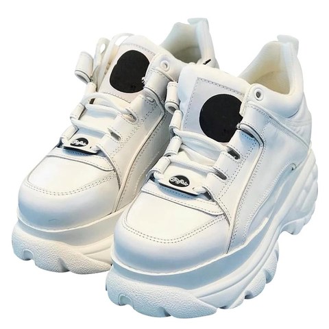 Zapatillas de tenis de marca perfecta para mujer, zapatos de plataforma de cuero genuino, a la moda, gruesas, nuevas, 2022 ► Foto 1/6