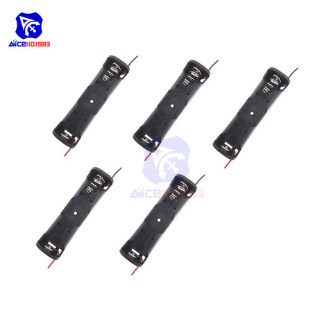Diymore-5 unidades/lote, 18650, Clip de batería 18650, soporte de batería 18650, funda para batería 18650 con plomo de conexión ► Foto 1/6