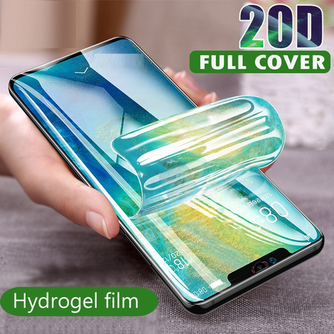 Hidrogel de película protectora del teléfono de la cubierta completa para Meizu Pro 7 6 Plus 5 HD Protector de pantalla del teléfono en Meizu 16 más 15 Lite no de vidrio ► Foto 1/6