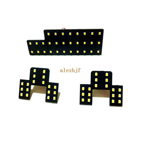 Julio King led COCHE interior decorativo enciende la caja para Suzuki SX4, 2835 chips de LED SMD, 6000 K blanco, alto brillo, 3 unids ► Foto 1/6